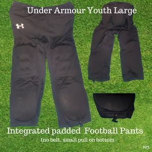 Under Armour Integrated pads FOOTBALL PANTS - YOUTH LARGE